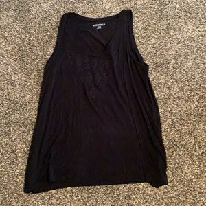Women’s black tank top